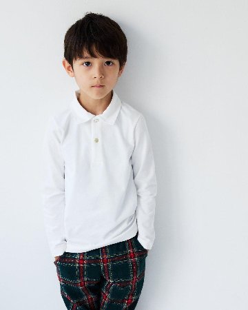 JOMilano★ジャージーホワイトカットソーシャツ(12m~10A)画像