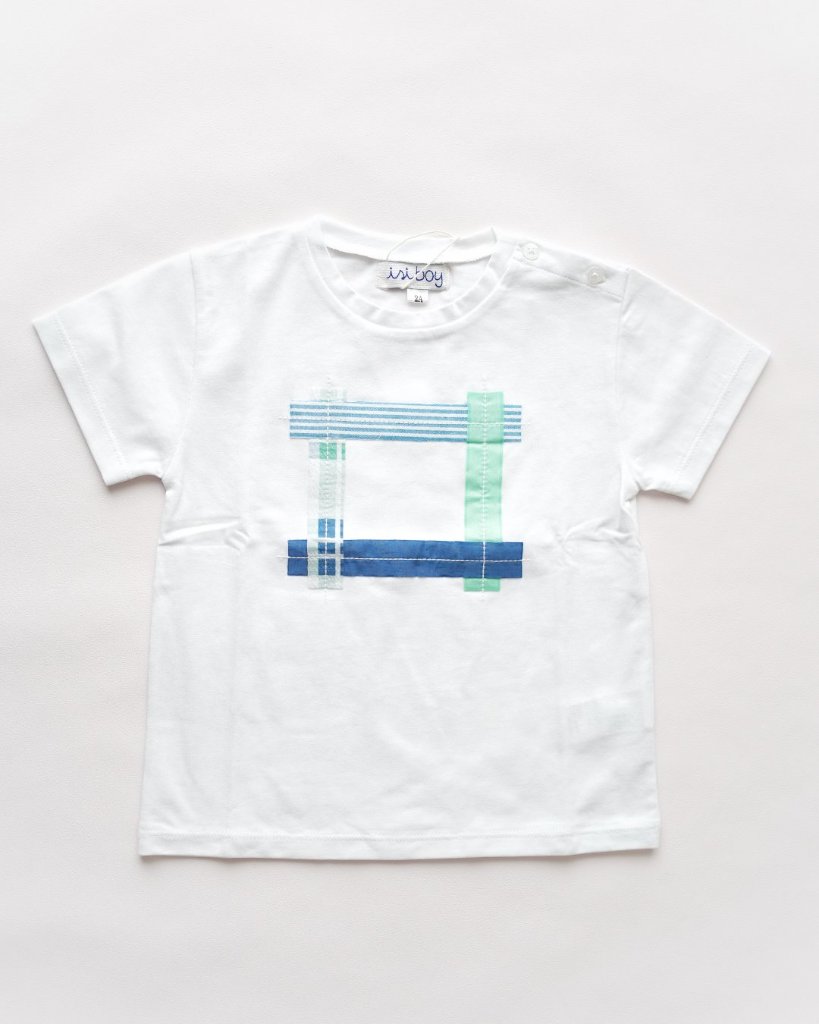 Malvi&Co★スクエアパッチジャージーＴシャツ(12m~8A)の画像