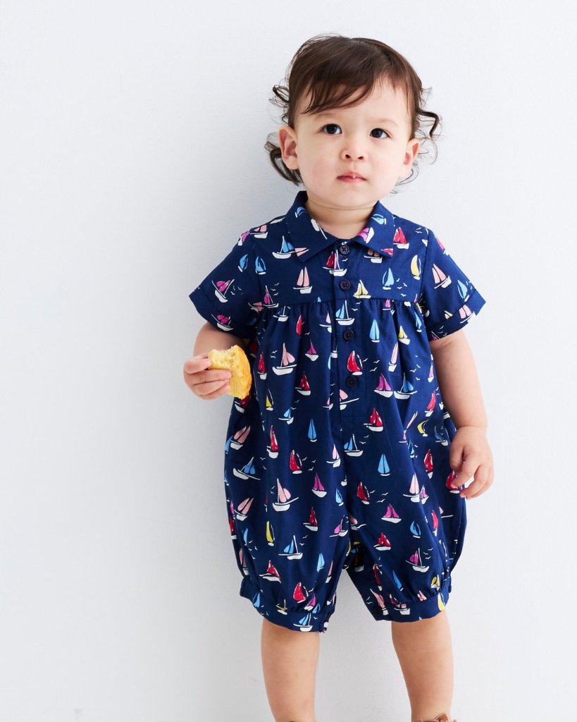 【LAST ONE/12m】RachelRiley★SAILBOATロンパース(6m~18m)の画像