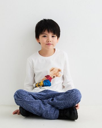 JOMilano★スケボーベアジャージー長袖Tシャツ(12m~10A)の画像