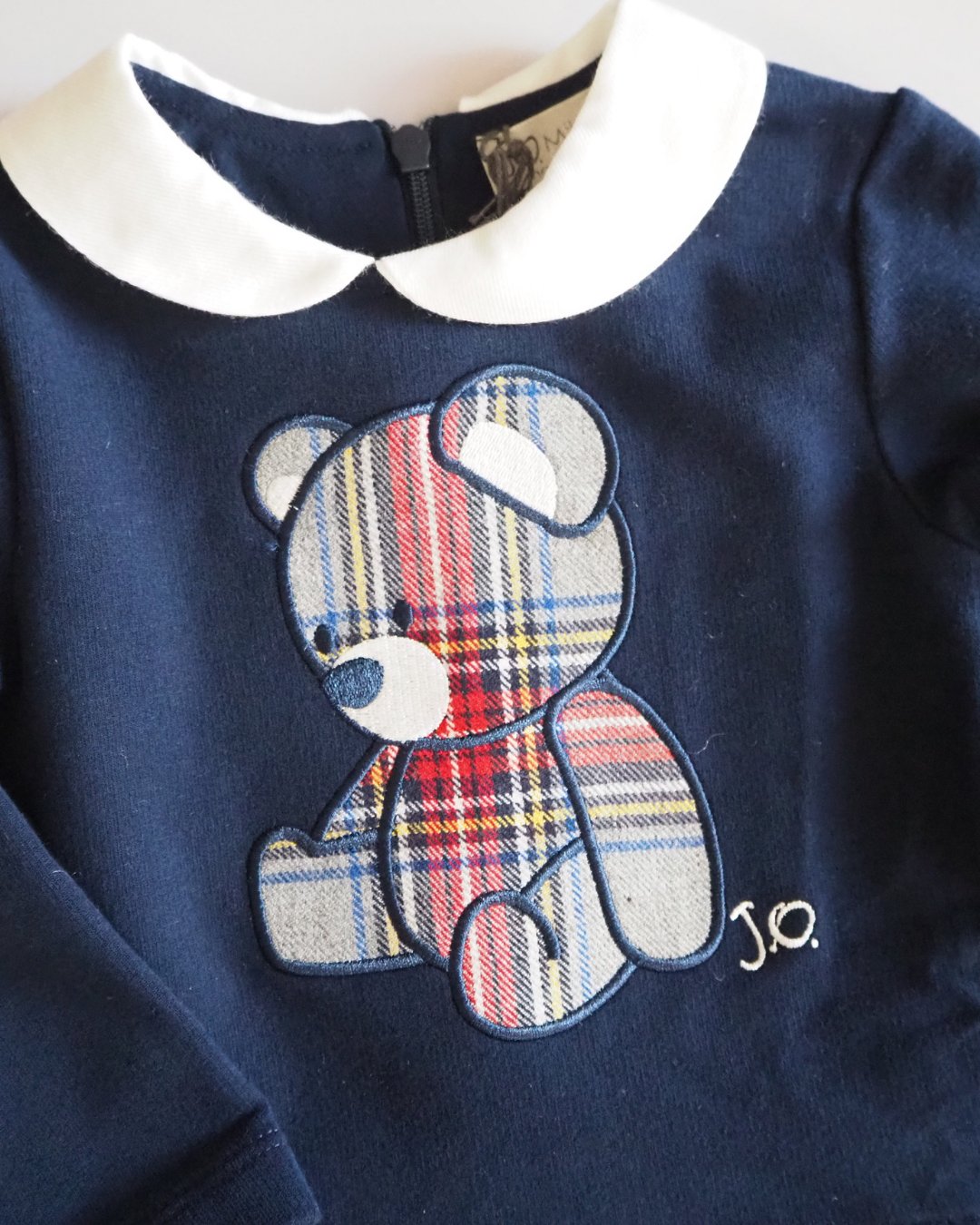 JOMilano★タータンベアスウェットドレス(12m~4A)の画像
