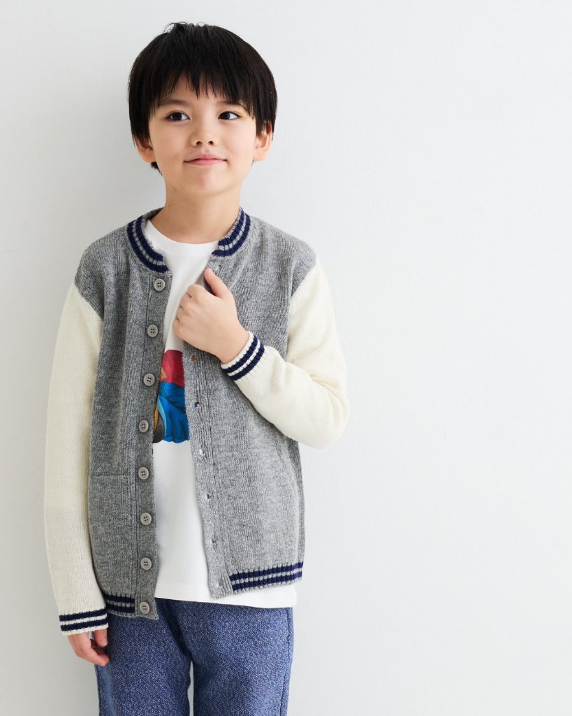 JOMilano★ボーイズボンバージャケットカーディガン(2A~10A)の画像