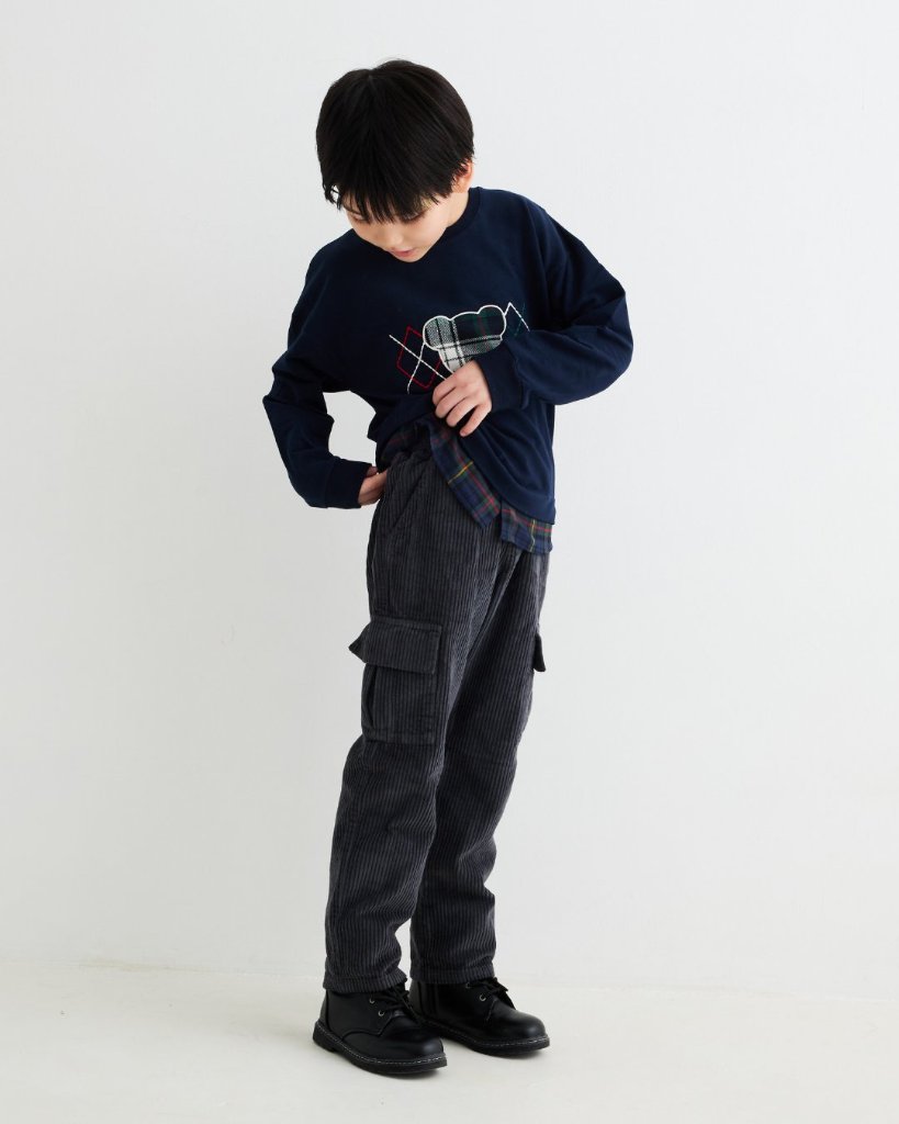 JOMilano★コーデュロイカーゴパンツ(2A~10A)の画像