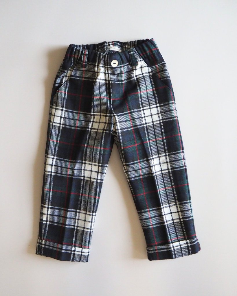 JOMilano★ブラックタータントラウザー(2A~10A)の画像