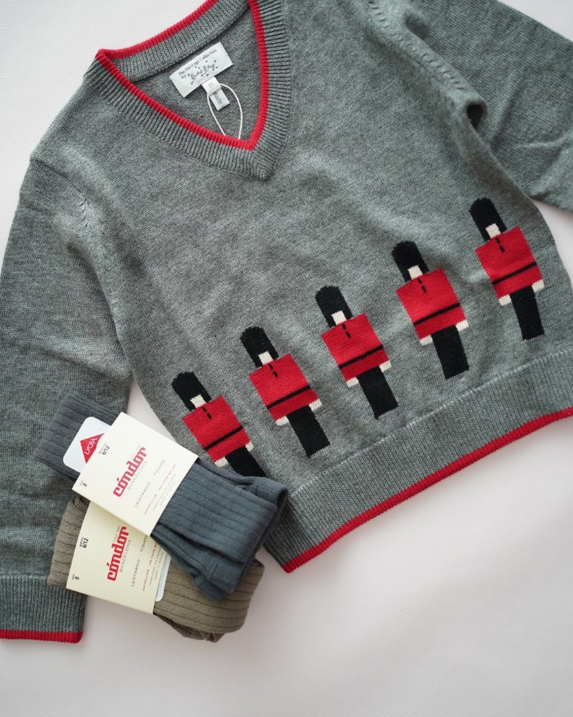 RachelRiley★衛兵Vネックセーター(3y~10y)の画像