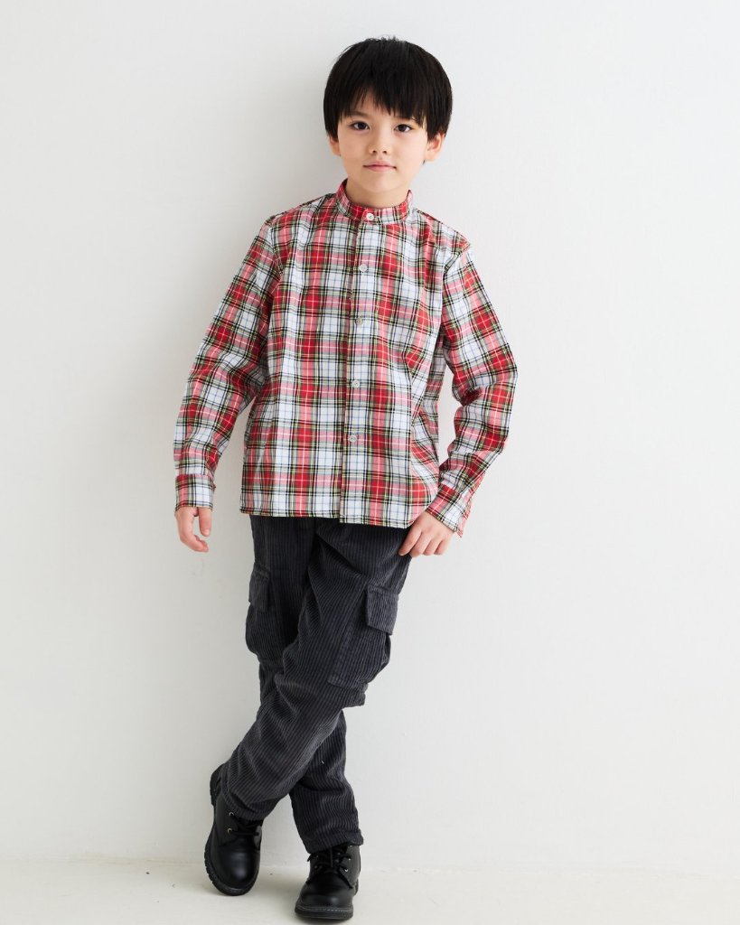 pi&pa★ブライトタータンシャツ(2A~10A)の画像