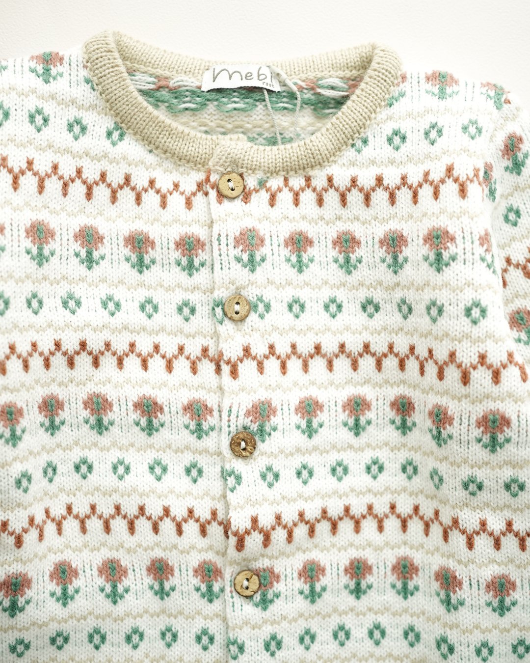 mebi★ノルディックフラワーカーディガン(18m~6A)の画像