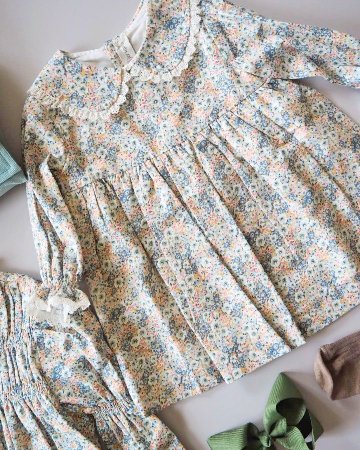 FinaEjerique★アクアマリンフラワードレス(12m~3A)の画像