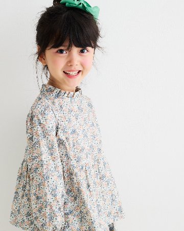 FinaEjerique★アクアマリンフラワーブラウス(4A~10A)の画像