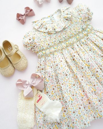 pi&pa★ガーデンフラワースモッキングドレス(2A~10A)の画像