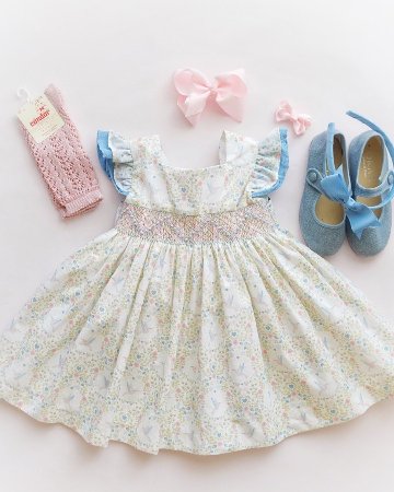 【Left/3A&4A】pi&pa★Lilibethスモッキングドレス(2A~10A)の画像