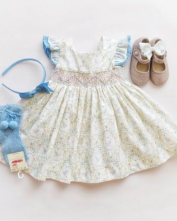 【Left/3A&4A】pi&pa★Lilibethスモッキングドレス(2A~10A)の画像