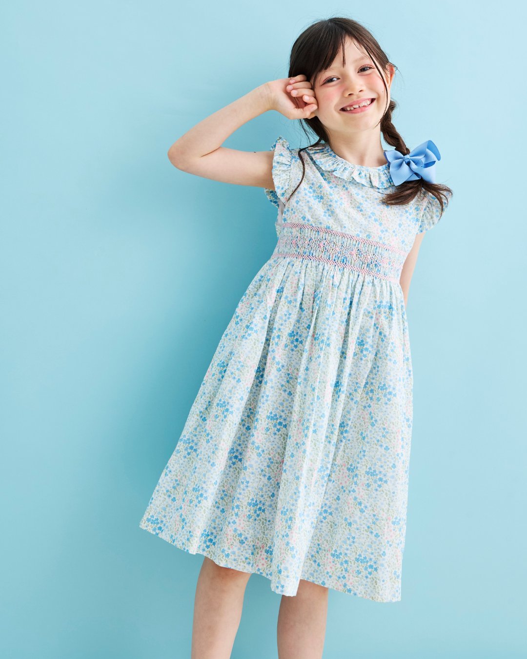 【Left/2A&4A&8A】pi&pa★Vivianaスモッキングドレス(2A~10A)の画像