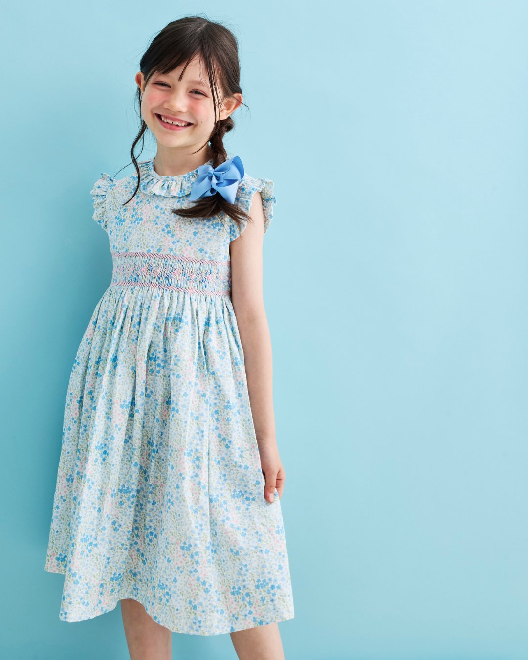 【Left/2A&4A&8A】pi&pa★Vivianaスモッキングドレス(2A~10A)の画像