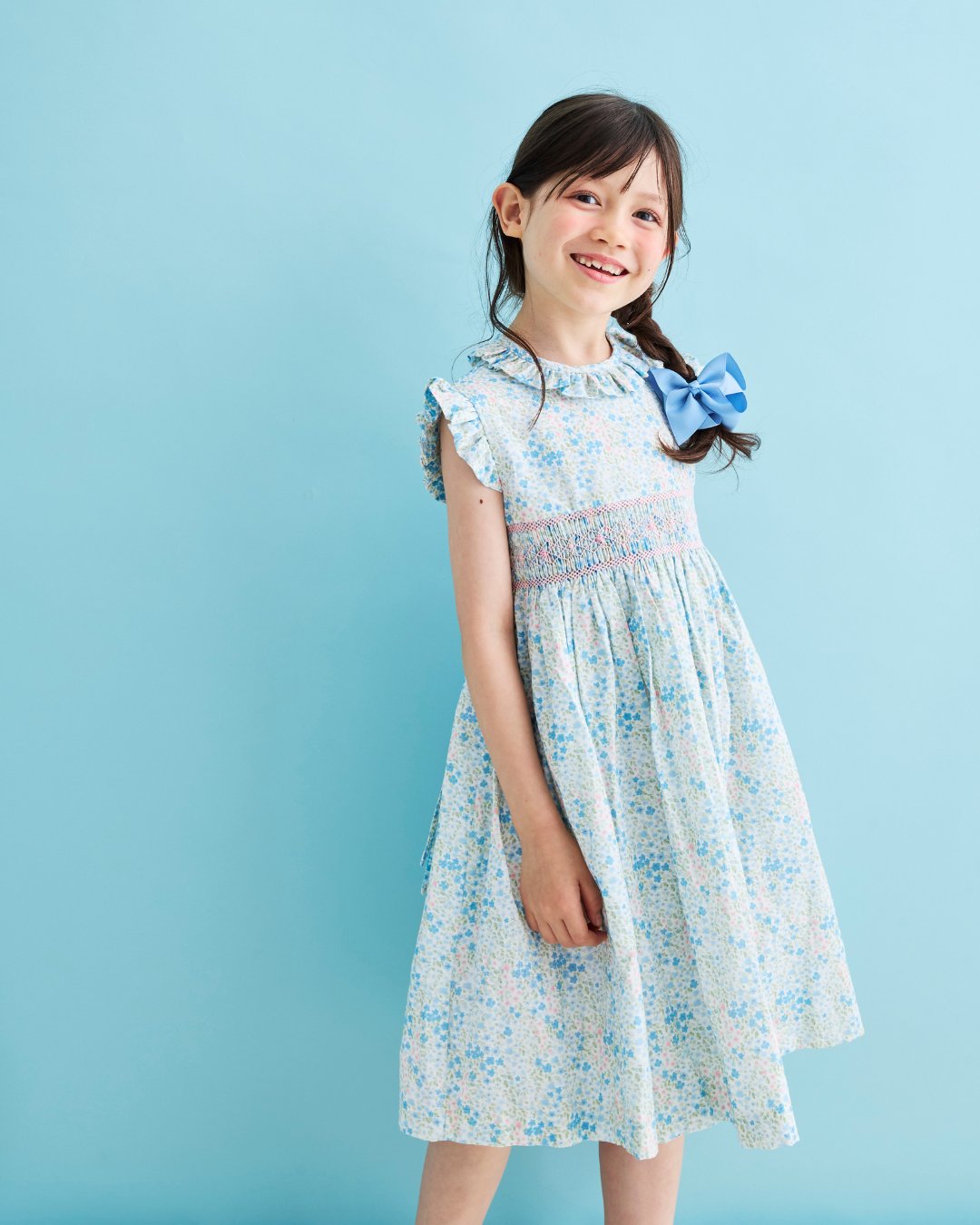 【Left/2A&4A&8A】pi&pa★Vivianaスモッキングドレス(2A~10A)の画像