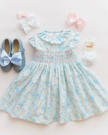 【Left/2A&4A&8A】pi&pa★Vivianaスモッキングドレス(2A~10A)の画像