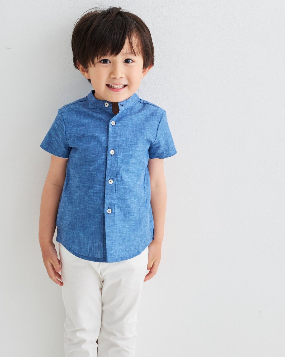 FinaEjerique★インディゴスラブシャツ(12m~10A)の画像