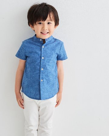 FinaEjerique★インディゴスラブシャツ(12m~10A)の画像