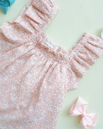 FinaEjerique★アプリコットフラワーブラウス(2A~10A)の画像