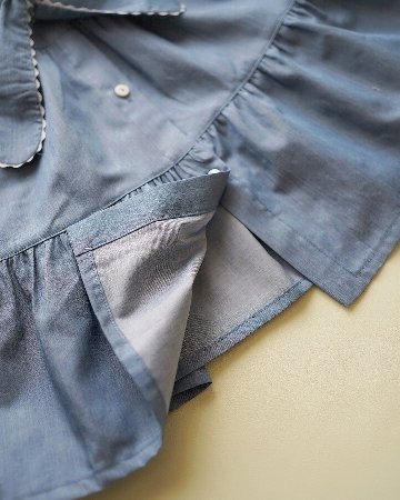 FinaEjerique★インディゴブルーシャツドレス(5A~10A)の画像