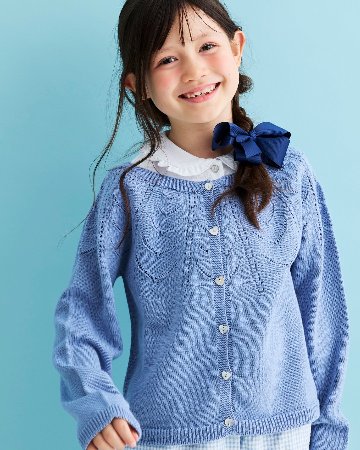 FinaEjerique★AZULコットンカーディガン(2A~10A)の画像