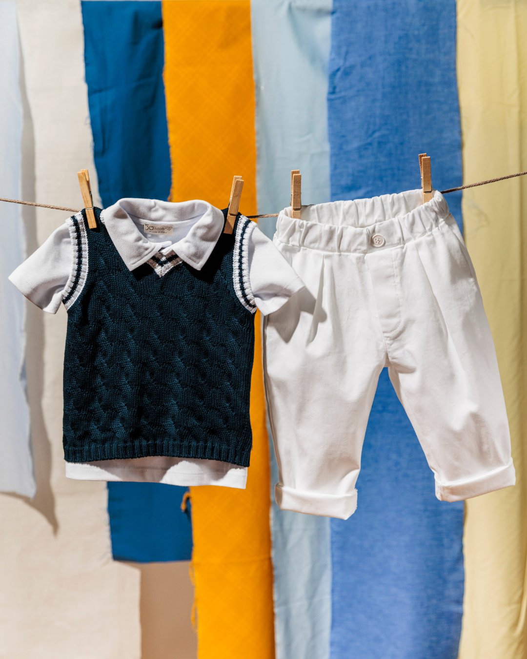 JOMilano★ポロケーブルベスト(2y~10A)の画像