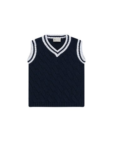 JOMilano★ポロケーブルベスト(2y~10A)の画像