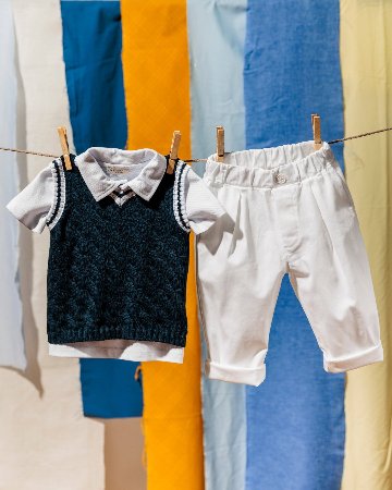 JOMilano★ポロケーブルベスト(2y~10A)の画像