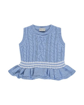 JOMilano★ポロケーブルペプラムベスト(2A~10A)の画像