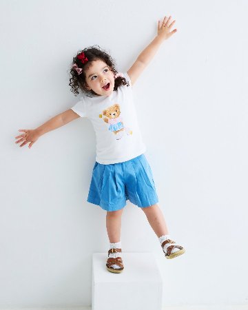 JOMilano★テニスベアガールTシャツ(2y~10y)の画像