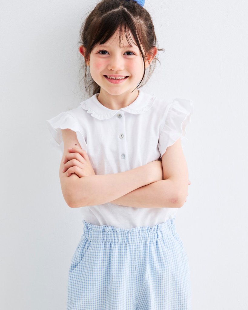 JOMilano★フリルポロカットソー(2y~10y)の画像