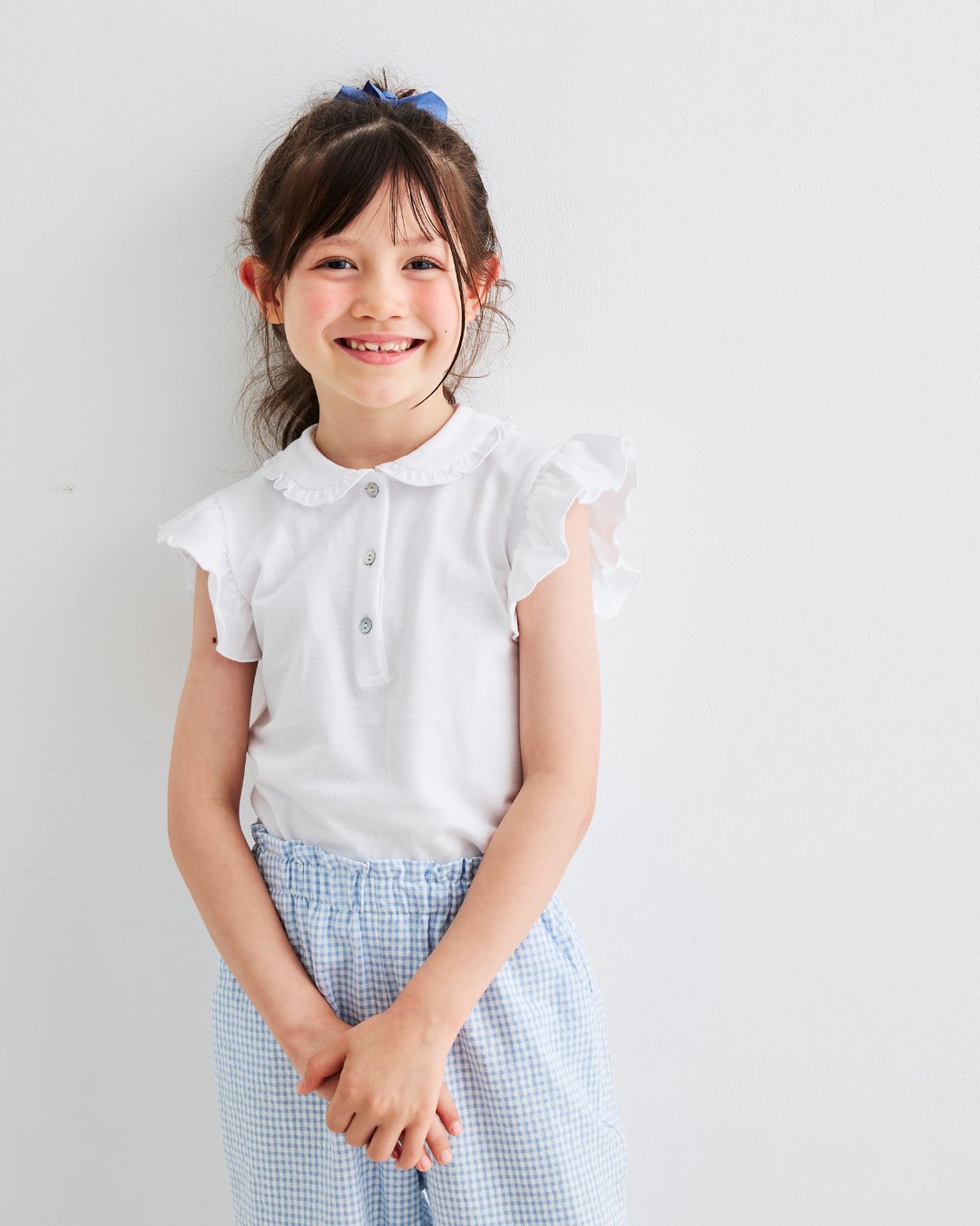 JOMilano★フリルポロカットソー(2y~10y)の画像