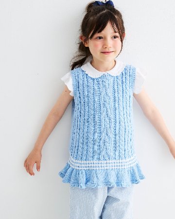JOMilano★フリルポロカットソー(2y~10y)の画像