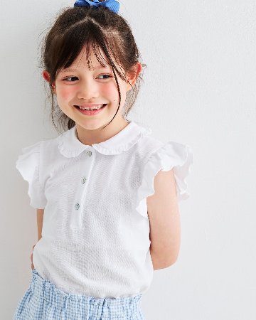 JOMilano★フリルポロカットソー(2y~10y)の画像