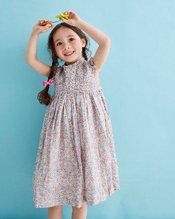 【Left/3A&4A】pi&pa★CAROLINAシャーリングドレス(3A~10A)の画像