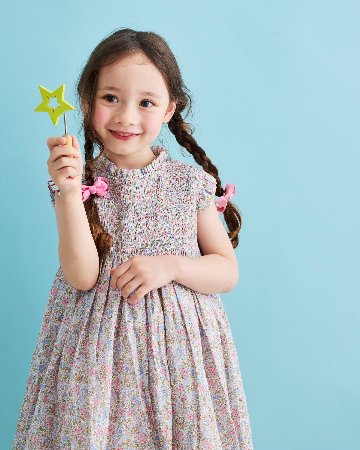 【Left/3A&4A】pi&pa★CAROLINAシャーリングドレス(3A~10A)の画像