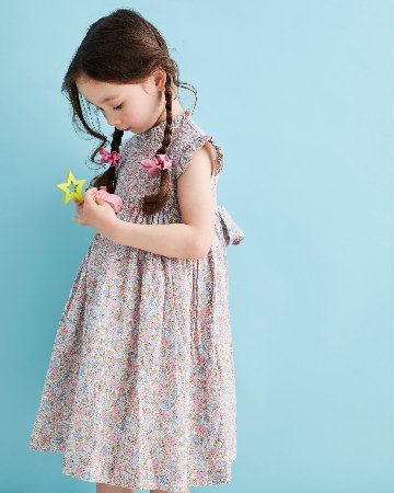 【Left/3A&4A】pi&pa★CAROLINAシャーリングドレス(3A~10A)の画像