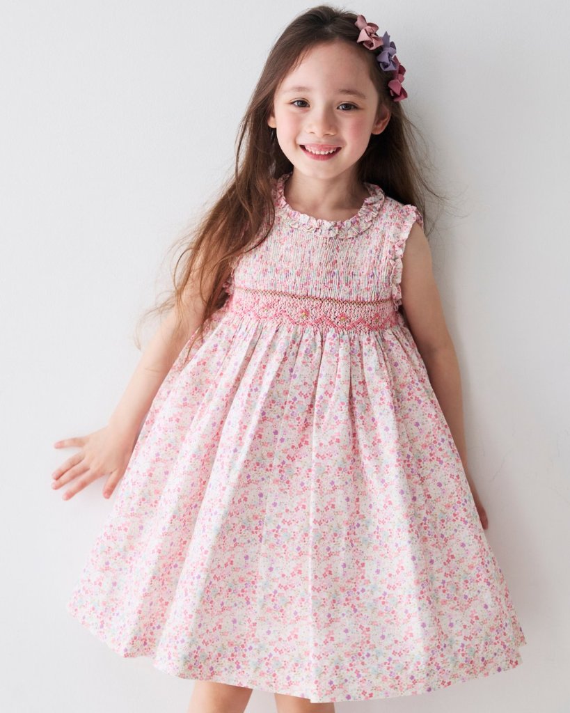 pi&pa★AUDREYスモッキングドレス(3A~10A)の画像