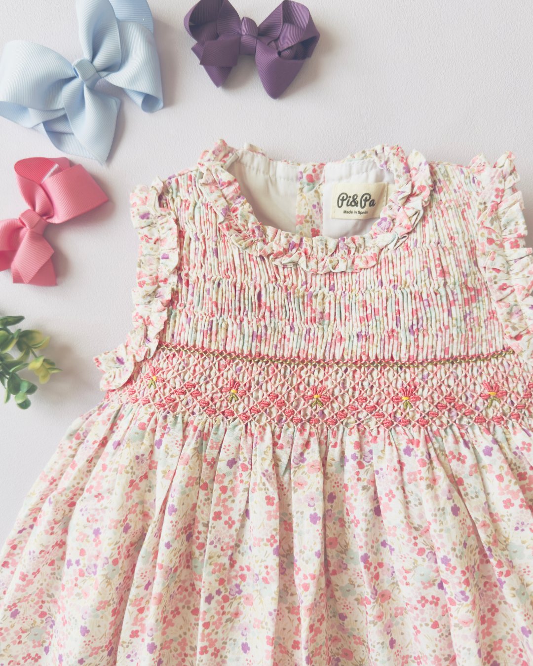 pi&pa★AUDREYスモッキングドレス(3A~10A)の画像