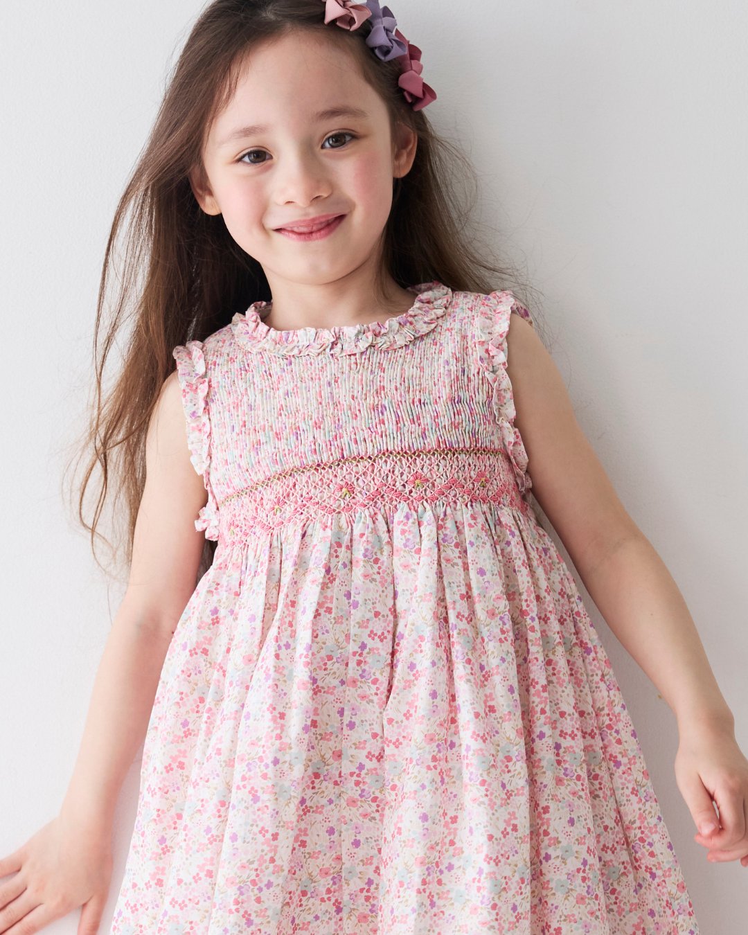 pi&pa★AUDREYスモッキングドレス(3A~10A)の画像
