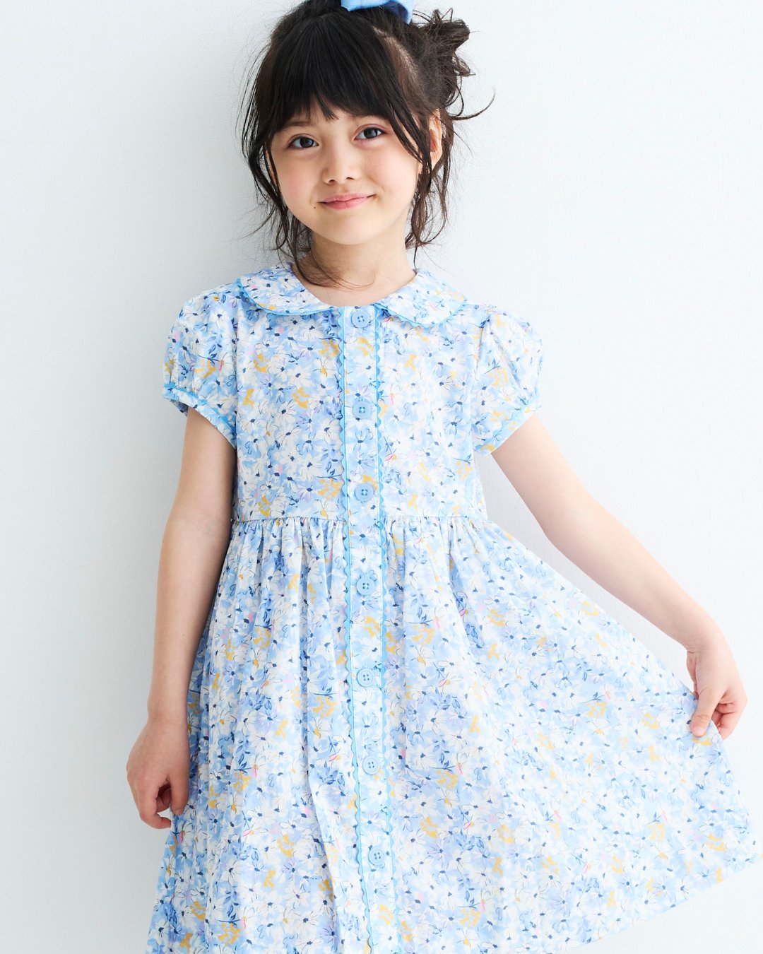 RachelRiley★BlueDaisyフロントボタンドレス(2y~10y)の画像