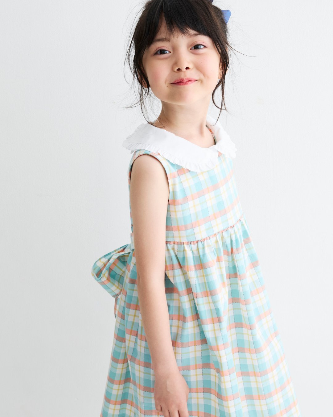 MICHELL×Pukatuka★サマーギンガムチェックドレス(3A~10A)の画像
