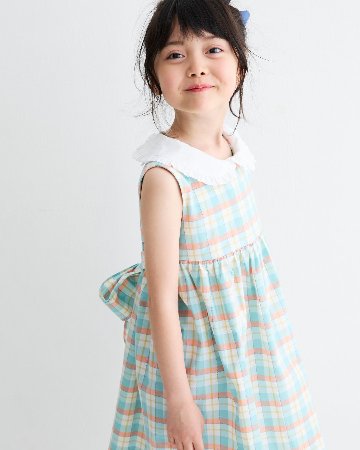 MICHELL×Pukatuka★サマーギンガムチェックドレス(3A~10A)の画像
