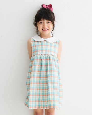 MICHELL×Pukatuka★サマーギンガムチェックドレス(3A~10A)の画像