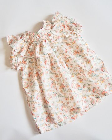 MICHELL×Pukatuka★フローラルシャーリングブラウス(2A~10A)の画像