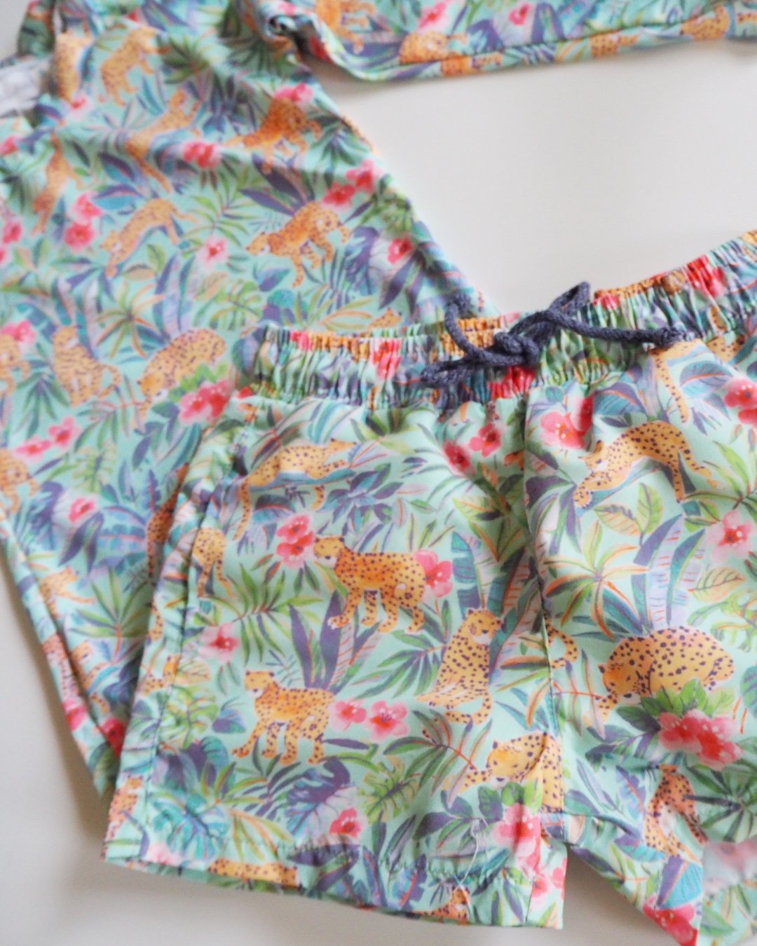 MICHELL×Pukatuka★Safari-Boys SwimWearSet(2A~10A)の画像