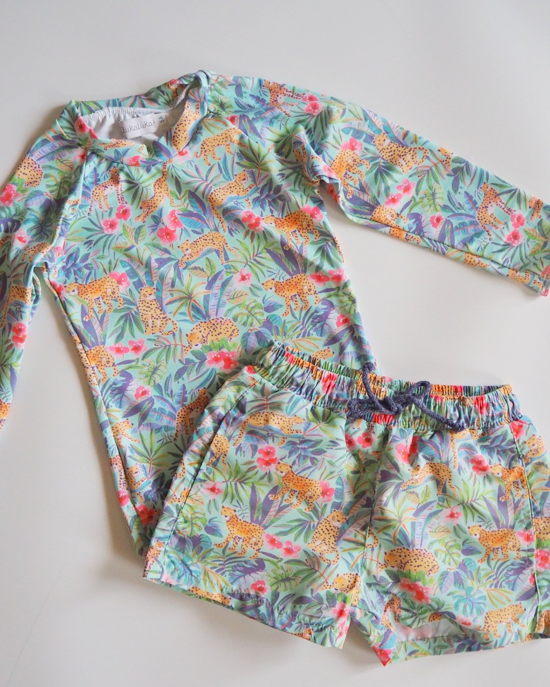 MICHELL×Pukatuka★Safari-Boys SwimWearSet(2A~10A)の画像