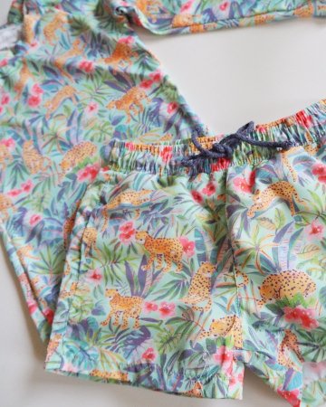 MICHELL×Pukatuka★Safari-Boys SwimWearSet(2A~10A)の画像