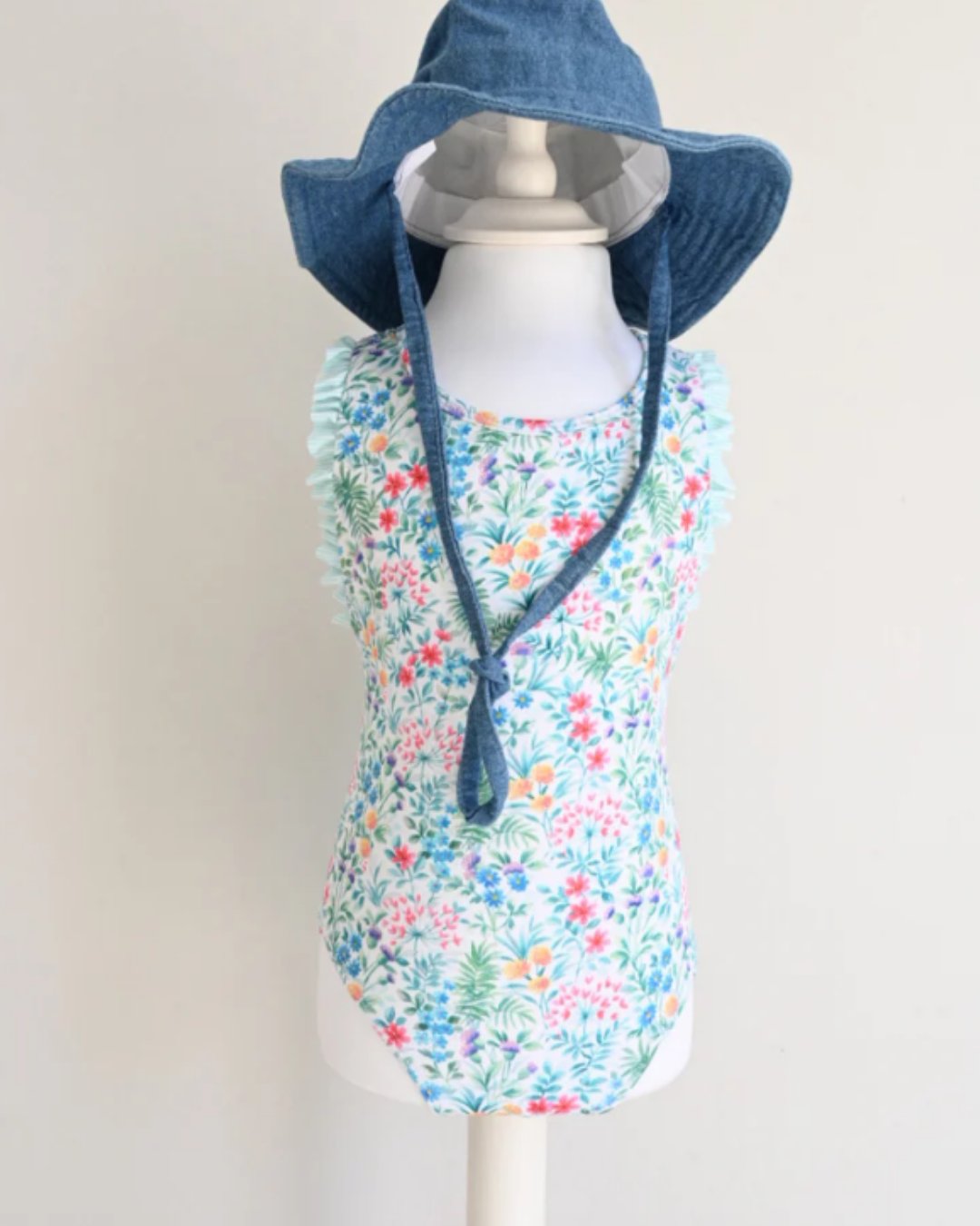 MICHELL×Pukatuka★SummerFloral-Swimwear(2A~10A)の画像