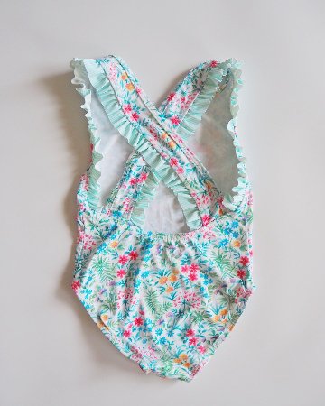 MICHELL×Pukatuka★SummerFloral-Swimwear(2A~10A)の画像